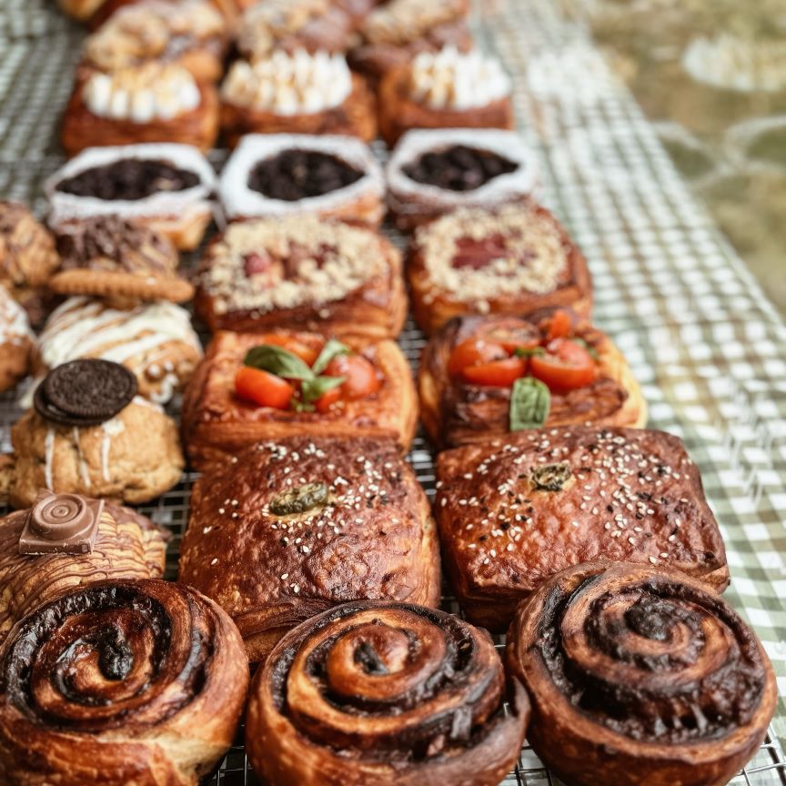 Pastries and croissants